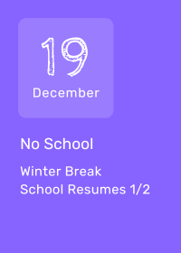 May 13 No School- Voting Day