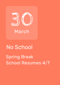 May 13 No School- Voting Day